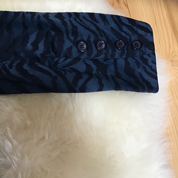 Linea by Louis Del’Olio Zebra Print Blazer, - Picture 4 of 6